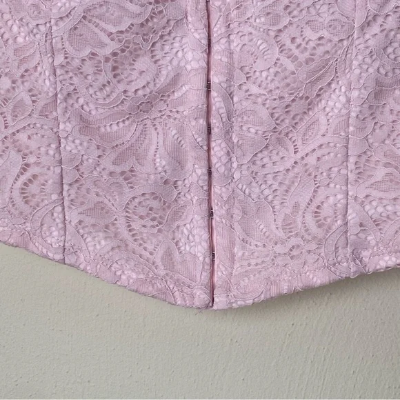 NWT Moa Moa Pink Floral Lace adjustable straps Bra. - Picture 4 of 10